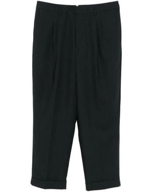 Ami Paris Casual Pants With Belt Loops - Black
