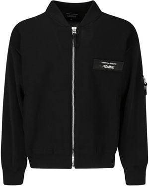 Comme des Garçons Comme Des Garçons Homme Zipped Sweatshirt - Black