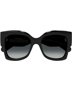 Chloé Chloé Eyewear Oversize Frame Sunglasses - Black