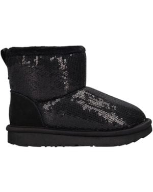 UGG Sequined Snow Boots - Black
