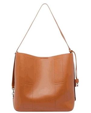 Hogan Medium Leather Shoulder Bag - Brown