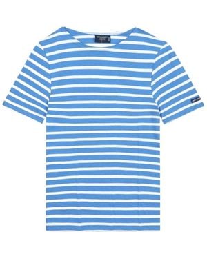 Saint James Striped T-Shirt - Blue
