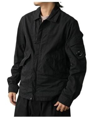 C.P. Company Shirt-Collar Jacket - Black