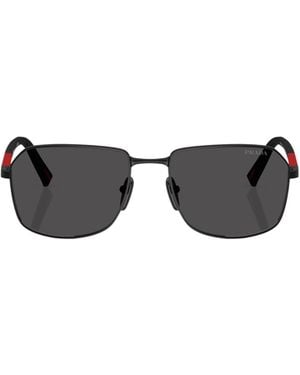 Prada Linea Rossa Prada Eyewear Square Frame Sunglasses - Multicolour