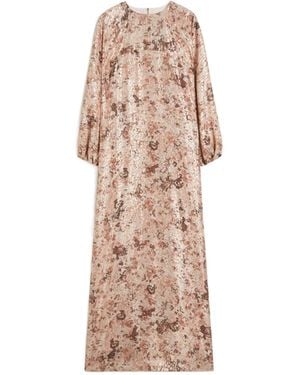Max Mara Long-Sleeved Dress - Natural