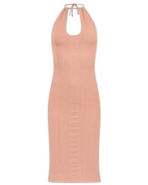 DSquared² Halterneck Midi Dress - White