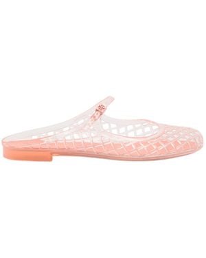Tory Burch Jelly Mary Jane Slides - Pink