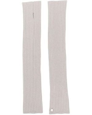 Rick Owens Virgin Wool Sleeves - White