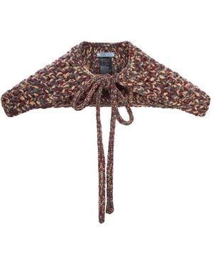 Prada Tie Scarf - Brown