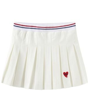 Marissa Chiara Logo Skirt - White