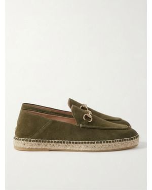 Gucci Espadrille With Horsebit - Green