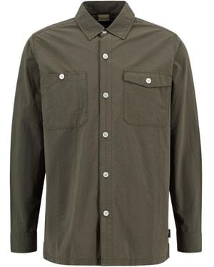 Barbour Hemd Ryehill Textured Relaxed - Green