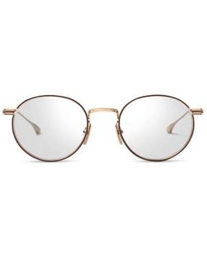 Dita Eyewear Round Frame Glasses - White