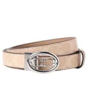 COACH Buckle Belt - White
