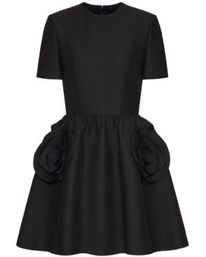 Valentino Crepe Couture Dress - Black