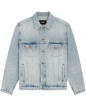 we11done Cotton Denim Jacket - Blue