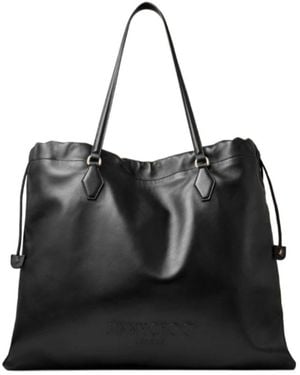 Jimmy Choo Large Drawstring Tote Bag - Black