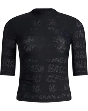 Balenciaga Solid-Colored T-Shirt - Black