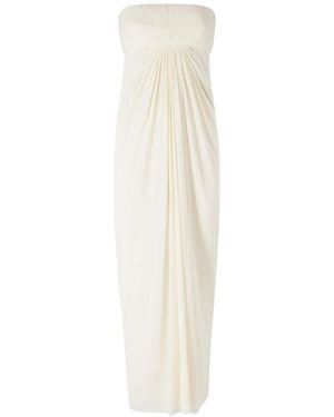 Alberta Ferretti Tube Top Dress - White