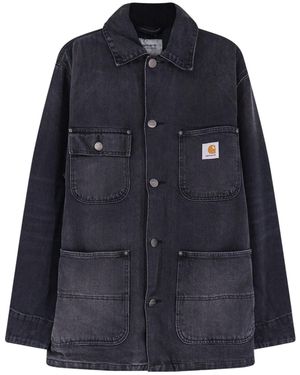 Carhartt Long-Sleeved Denim Jacket - Blue