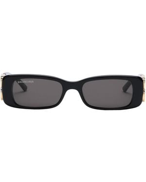 Balenciaga Square Plastic Glasses - White