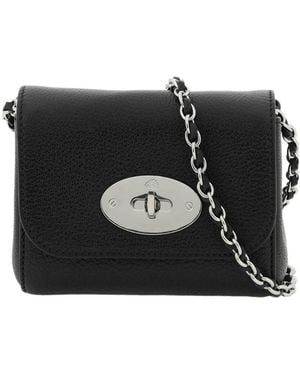 Mulberry Leather Mini Bag - Black