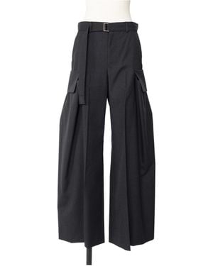 Sacai Belted Mcargo Pockets - Blue