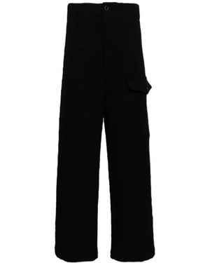 Uma Wang Quilted Cropped Pants - Black