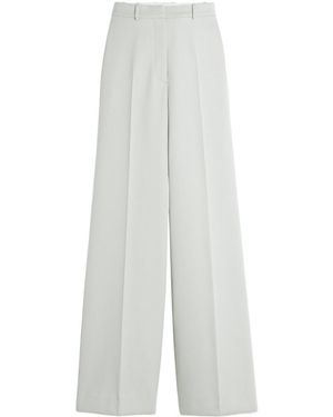 Lanvin High Waist Wide Leg Pants - White