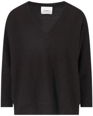 Lisa Yang V-Neck Jumper - Black