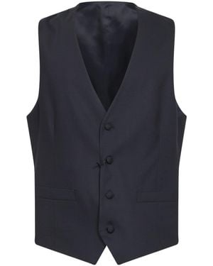 Lardini Buttoned Waistcoat - Blue