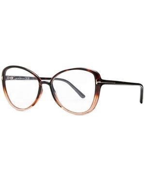 Tom Ford Oversized Optical Glasses - Metallic