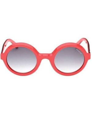 Moncler Eyewear Round Frame Sunglasses - Pink