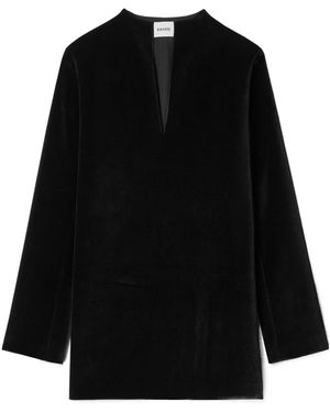 KHAITE Long-Sleeved Dress - Black