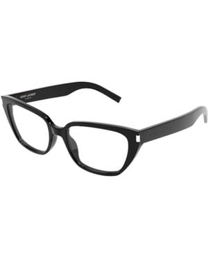 Saint Laurent Eyewear Butterfly Frame Glasses - White