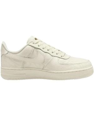 Nike Air Force 1 '07 Premium Lace-Up Sneakers - White