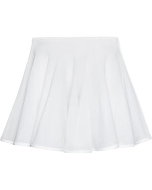 Alaïa Alaïa Fine Knit Skater Skirt - White