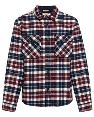 Woolrich Ranger Check Pocket Overshirt - Blue