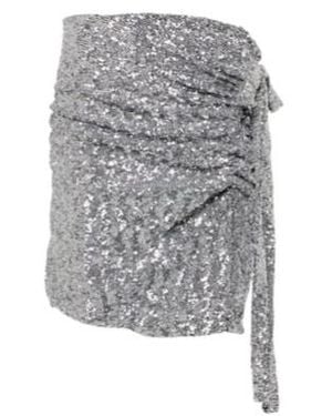 Rabanne Sequined Miniskirt - Gray