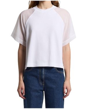 Peserico Short-Sleeved Crewneck T-Shirt - Blue