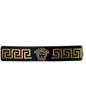 Versace Medusa Greca Hair Clip - White