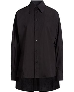 Dolce & Gabbana Long Solid-Color Shirt - Black