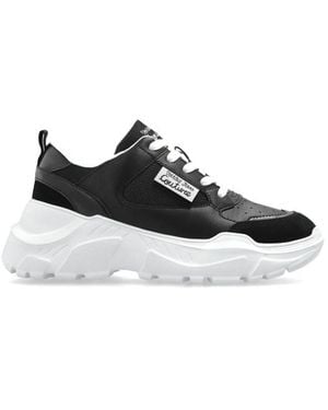 Versace Jeans Couture Couture Logo-Patch Chunky Trainers - White