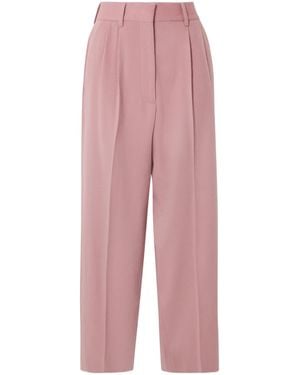 Blazé Milano Pleated Tailored Trousers - Pink