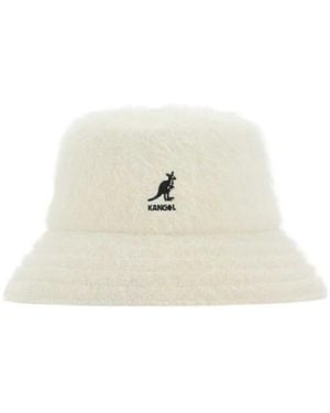 Kangol Fuzzy Bucket Hat - White