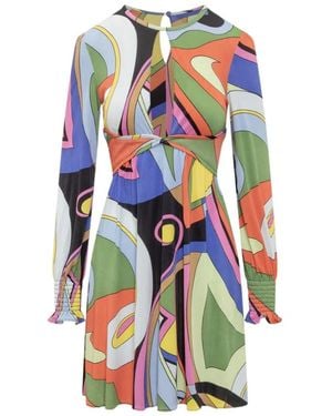 Moschino Pattern Printed Dress - White