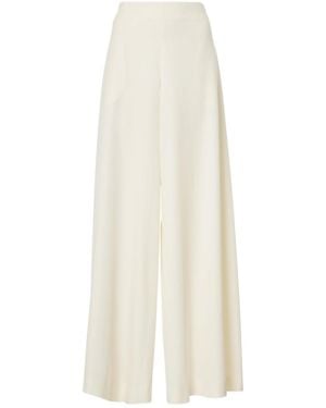 The Row Dela Wool Wide-Leg Pants - White