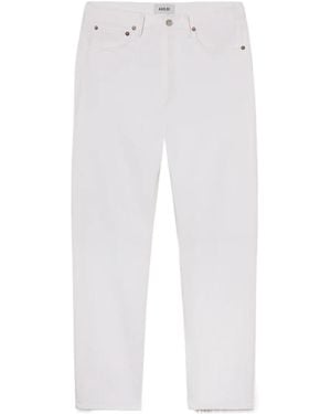 Agolde 90's Mid Rise Straight 32' - White