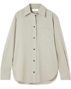 Victoria Beckham Embroidered Fabric Shirt - White