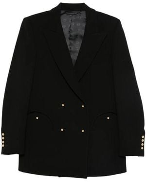 Blazé Milano Blazé Milano Double-Breasted Jacket - Black